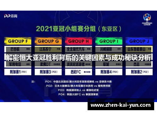 解密恒大亚冠胜利背后的关键因素与成功秘诀分析