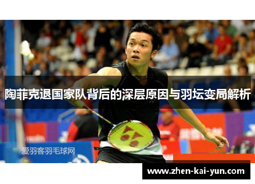 陶菲克退国家队背后的深层原因与羽坛变局解析 陶菲克退国家队背后的深层原因与羽坛变局解析